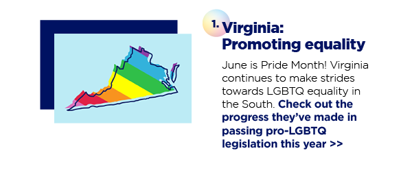 1. Virginia: Promoting equality