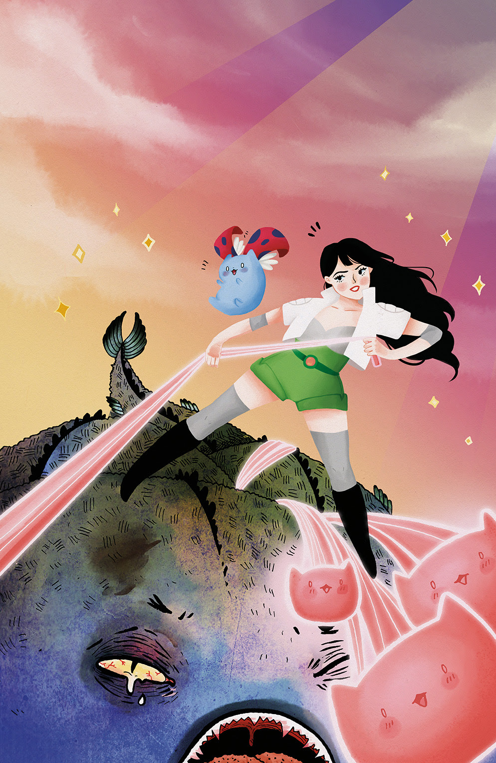 BRAVEST WARRIORS #23 Cover B by Renata Latipova