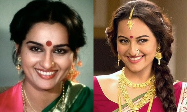 Image result for Reena Roy and Sonakshi Sinha