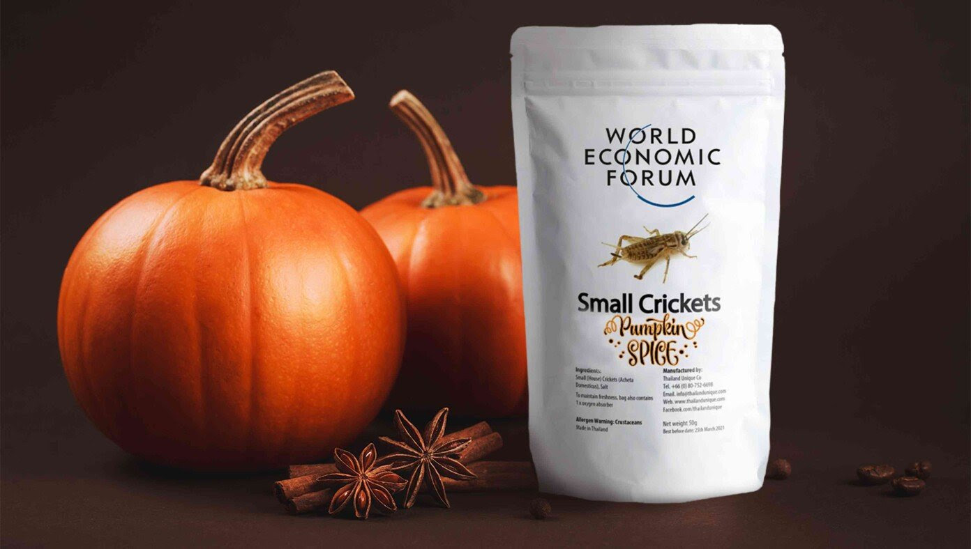 World Economic Forum Introduces Pumpkin Spice Crickets