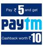  Pay Rs.5 & get cashback wo...