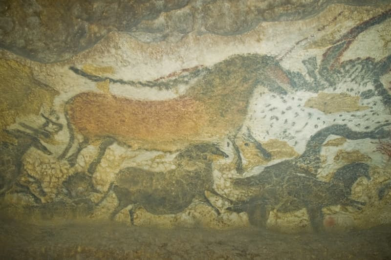 Geography Story: Lascaux Caves France most restricted places on the planet Palaeolithic cave paintings