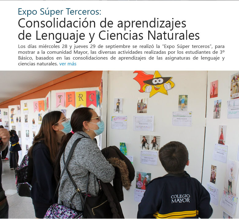 Expo Súper Terceros: Consolidación de aprendizajes de lenguaje y Ciencias Naturales