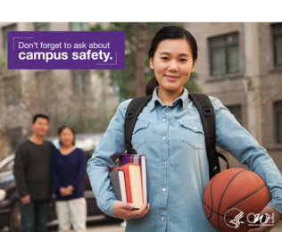 Don't forget to ask about campus safety.
