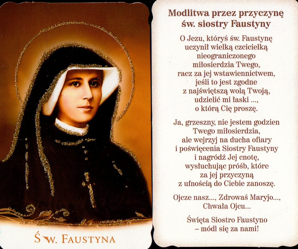 Cały świat wspomina dziś św. Faustynę Kowalską
