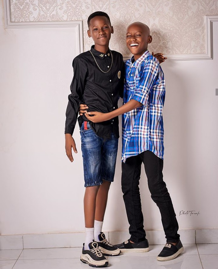 Lovely photos of Tuface Idibia, his wife Annie, and his kids at his 45th birthday party