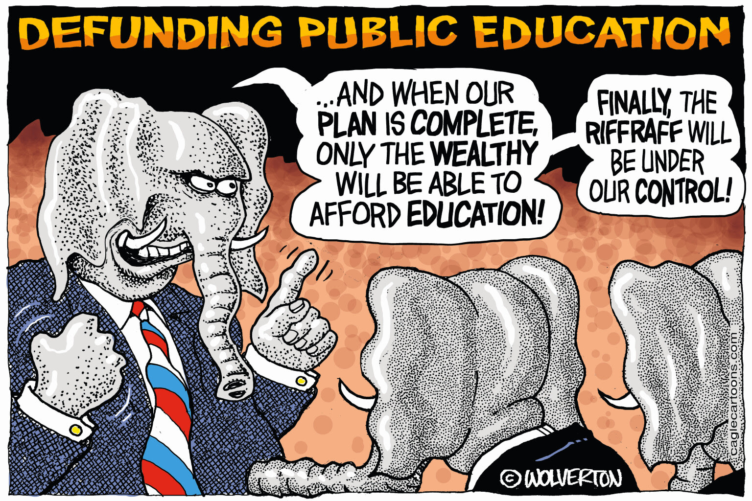 Republican cut public school funding and push religious extremism