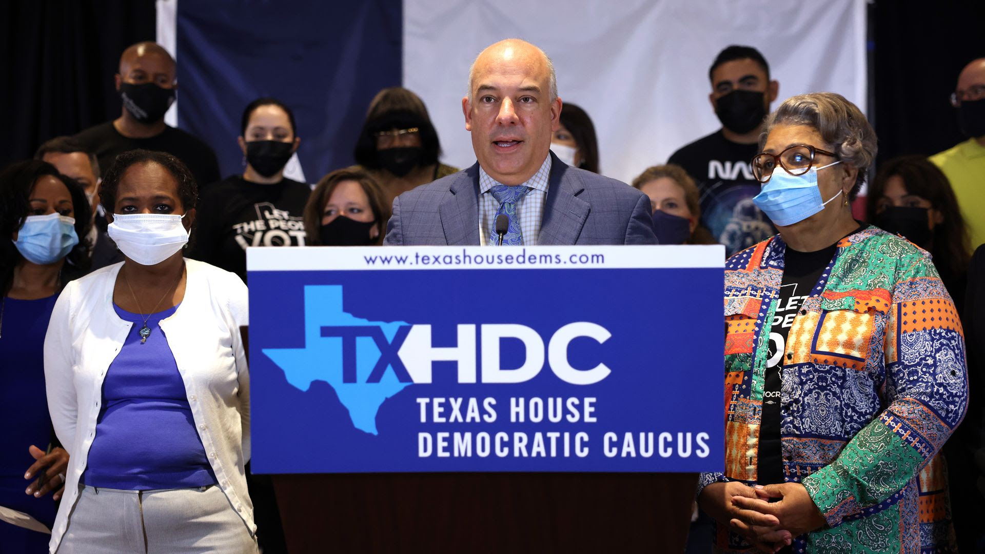 The Texas Democrats had to get a restraining order to begin returning home