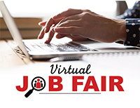 Virtual Job Fair graphic image