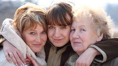 three women