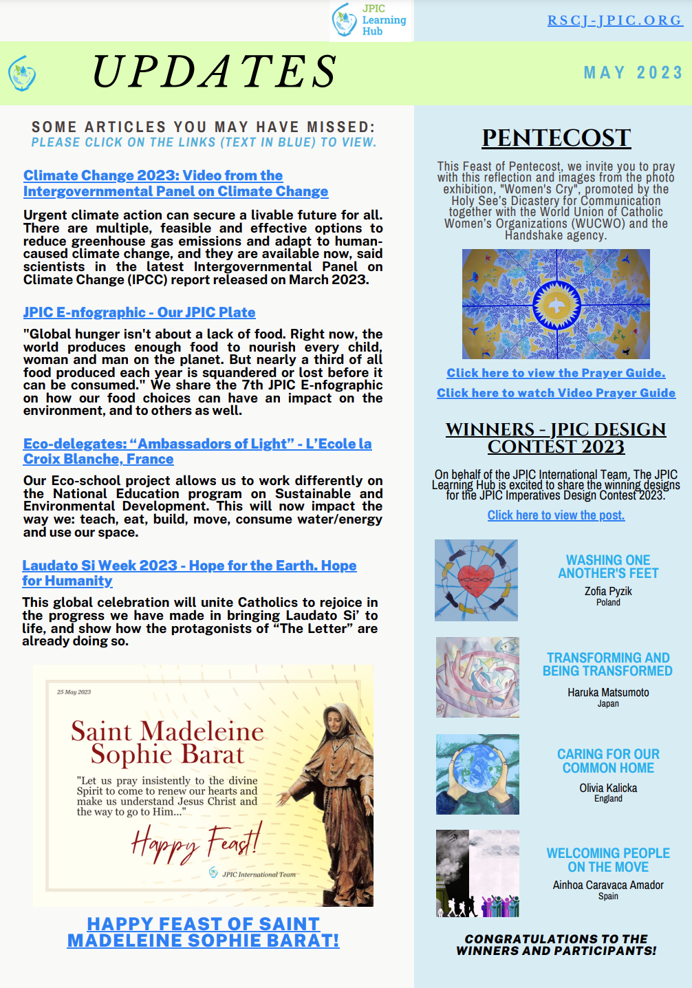 thumbnail image of JPIC International Updates flyer (click link for PDF) 