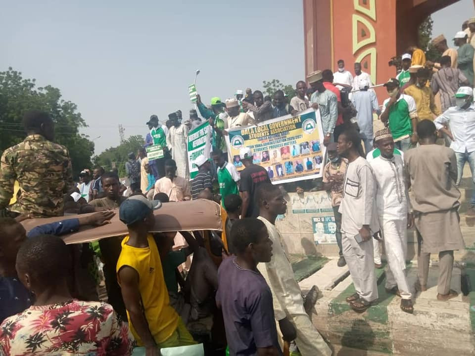 Pro-SARS/SWAT protest holds in Kano (photos)