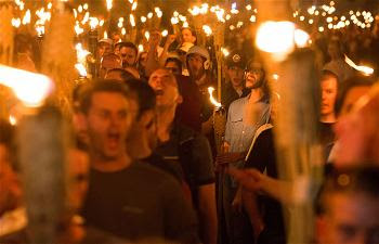 Racists gather at Charlottesville, Virginia, in protest