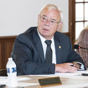 Patrick "Shorty" Gleason, chairman of the Mackinac Bridge Authority (MBA)
