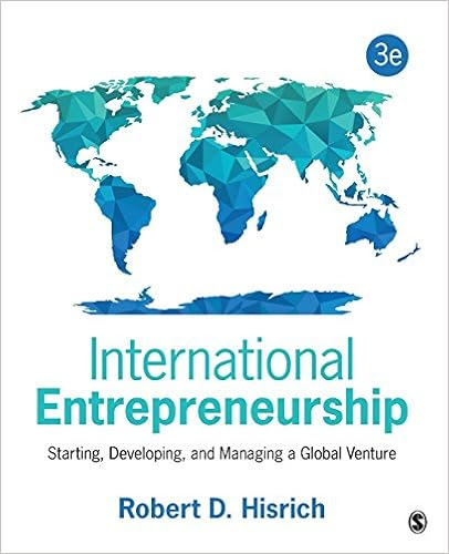 EBOOK International Entrepreneurship: Starting, Developing, and Managing a Global Venture