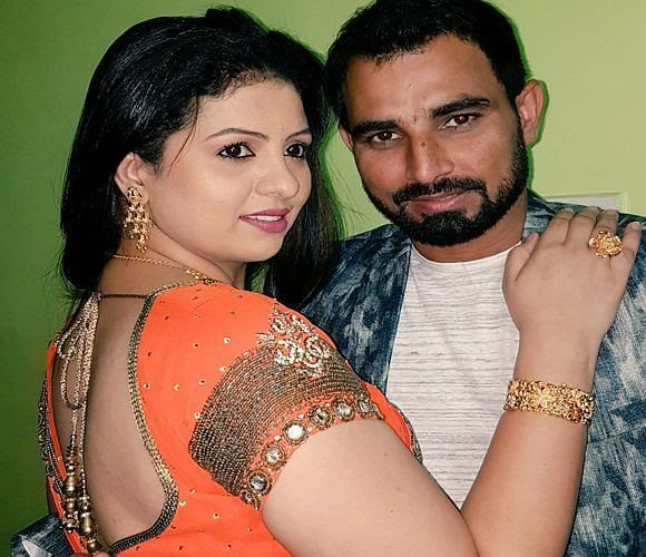 Mohammed Shami with his wife Hasin Jahan.