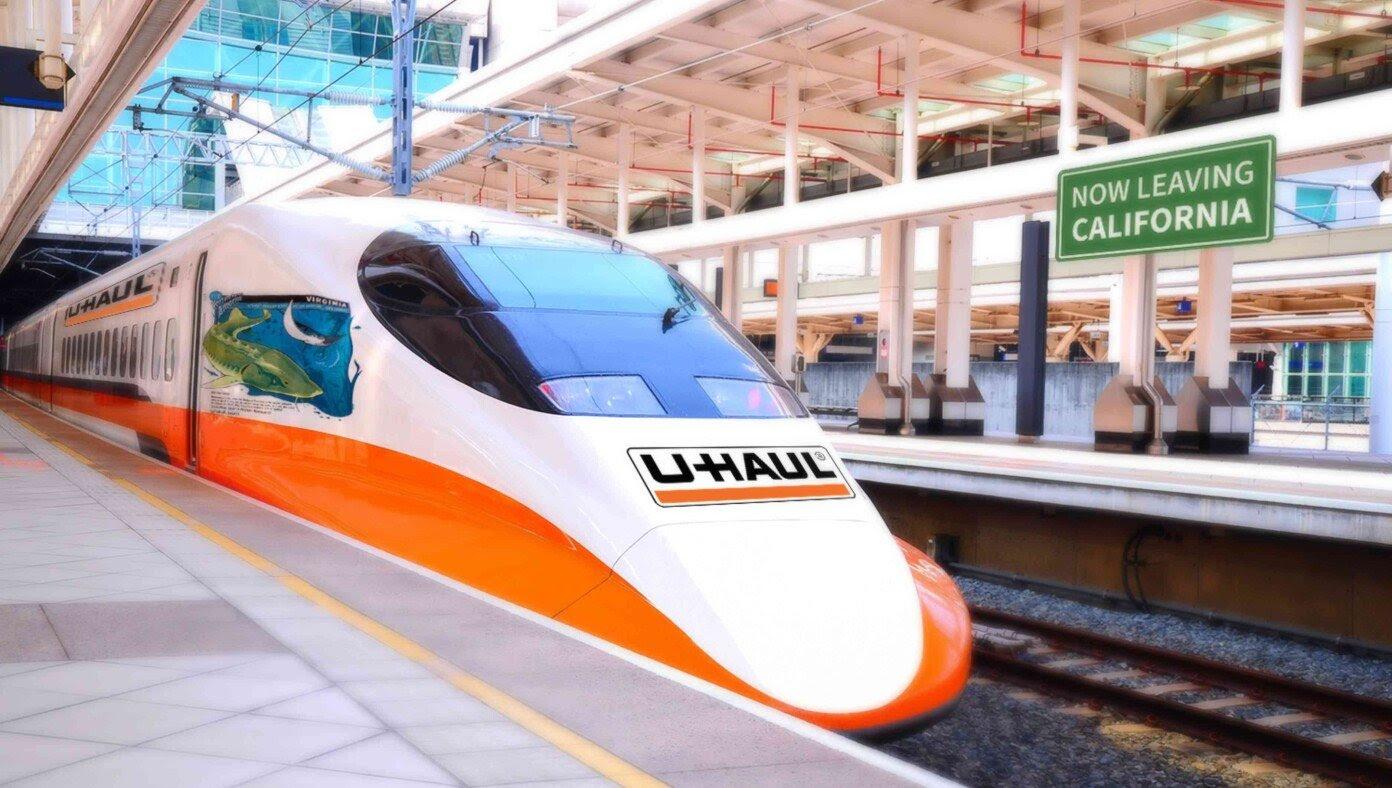 U-Haul Builds Bullet Train From California To Texas