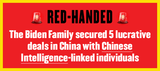 The Biden Family secured 5 lucrative deals in China with Chinese Intelligence-linked individuals