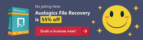 Auslogics File Recovery Deal coupon