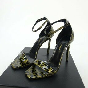 Saint Laurent Patent Heels Sandals