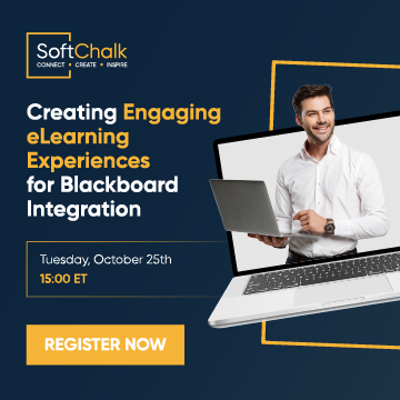 SoftChalk Blackboard webinar