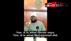 Atlanta: Muslim cleric says Muslims use violence to “take over the world,” as taught by Qur’an and Muhammad