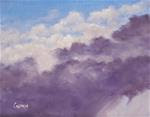 Thundercloud, 10x8 Original OIl on Canvas Skyscape - Posted on Friday, February 13, 2015 by Carmen Beecher