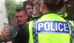 Video from UK: Tommy Robinson arrested for live-streaming outside trial of Muslim rape gang