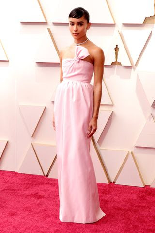 zoe kravitz en lso oscars 2022