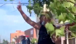 Video: Man chants “There is no god but Allah” during violent Leftist Antifa riots in US
