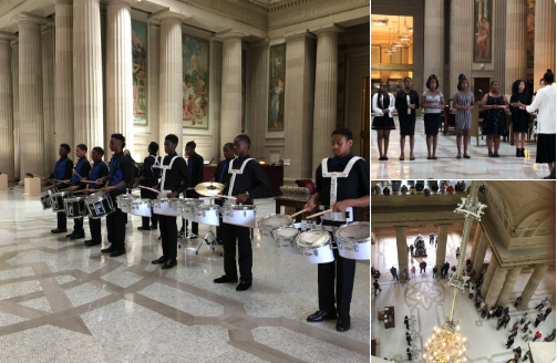 Mount Vernon student performers at State Education Building