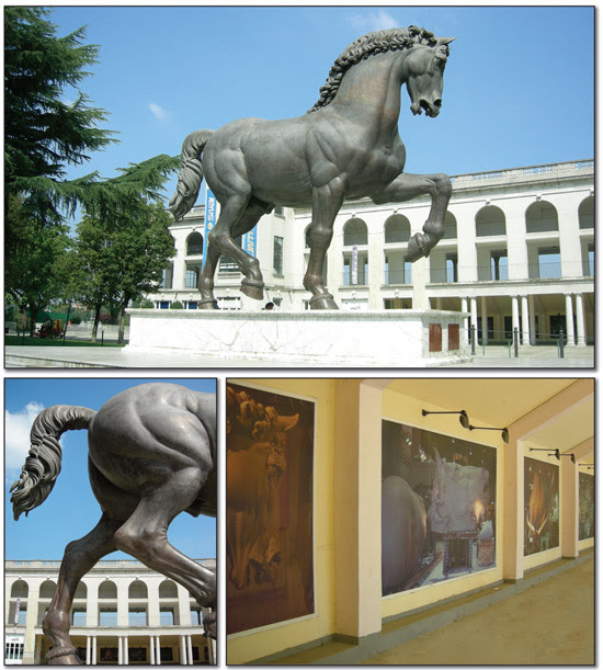 Il Cavallo di Leonardo all'Ippodromo di San Siro