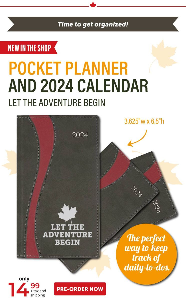 Pocket Planner and 2024 Calendar
