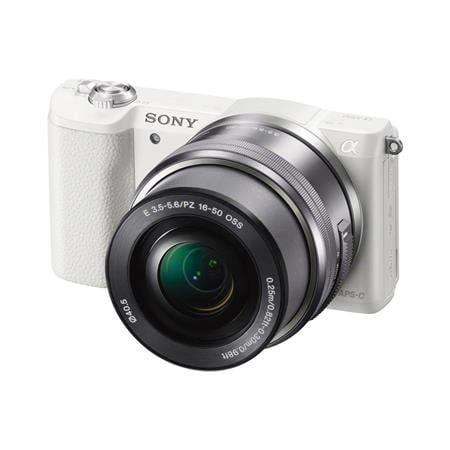 Alpha A5100 Mirrorless Digital Camera with 16-50mm Lens, 24.3MP, Flip up Touch Screen LCD,