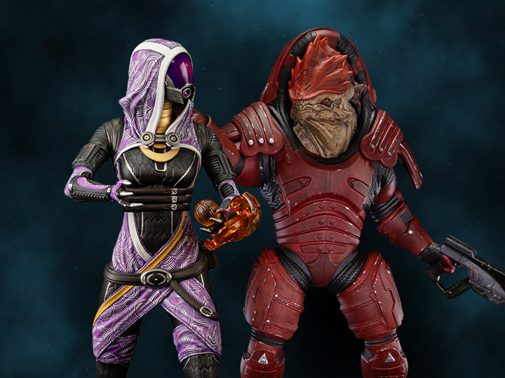 Mass Effect Tali'Zorah & Urdnot Wrex Figures & More!