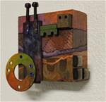 Mixed Media Wall Sculpture, "C7", by Colorado Mixed Media Artist Carol Nelson - Posted on Wednesday, February 18, 2015 by Carol Nelson