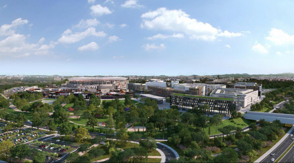 rendering nuovo progetto stadio