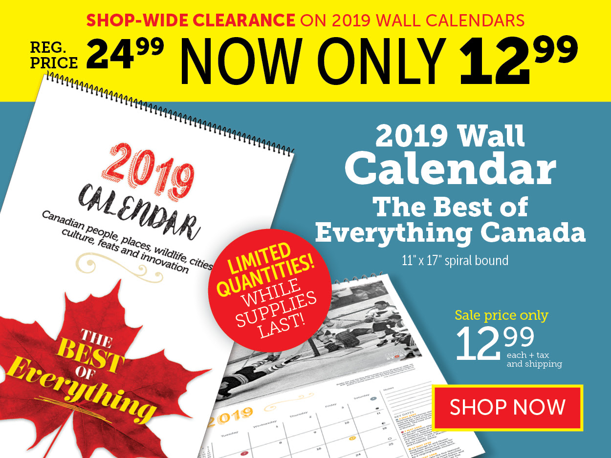50% OFF 2019 Wall Calendars!