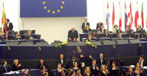 Vista de una sesión del Parlamento Europeo.