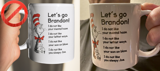 Report: Innocent Mug Draws Backlash From The Liberals