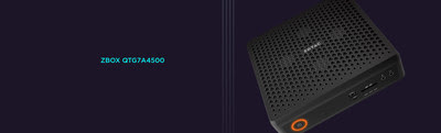 THE THINNEST PROFESSIONAL WORKSTATION, ZBOX QTG7A4500. THE THINNEST PROFESSIONAL WORKSTATION, ZBOX QTG7A4500.