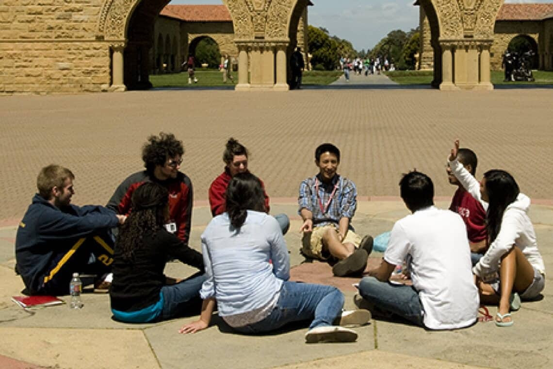 estudantes do curso de extensão em Stanford