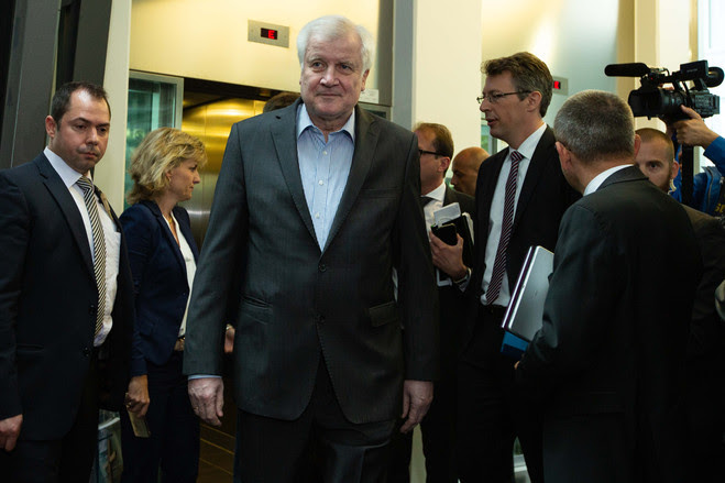 Horst Seehofer, chairman of the Christian Social Union, in Munich on June 18.