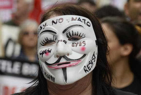 Protestas contra la cumbre de la OTAN en Gales 3