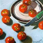 Tomatoes with Knife - Posted on Sunday, March 8, 2015 by Dipali Rabadiya