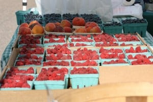 File photo. Fresh fruit at the farmers market. 