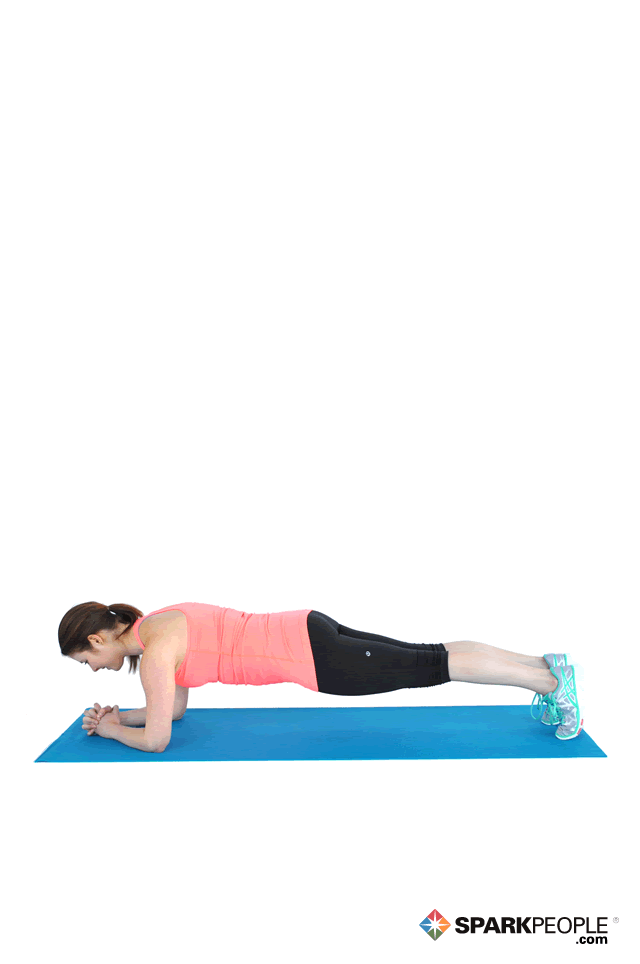 Home exercises for abs  Modified-Plank