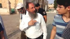 Rabbi Richman on Temple Mount / Screenshot
