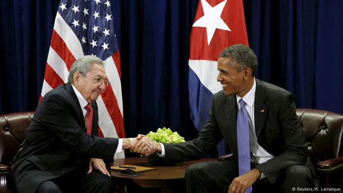 US-Präsident Obama und kubanischer Präsident Castro