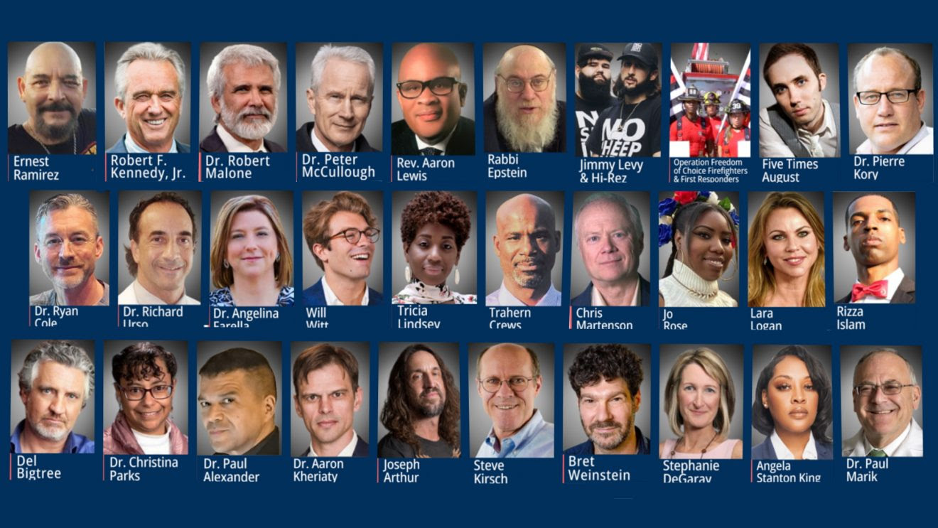 Washington, DC ‘Defeat the Mandates’ March — January 23rd: Full List of Speakers Group1-1320x743
